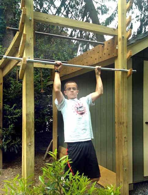 Finding his inner ninja